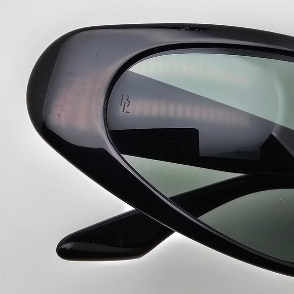 Ray-Ban B&L W1924 YOAO Black Frame G-15 Green Glass Lens Cat Eye Sunglasses 55mm main image 10